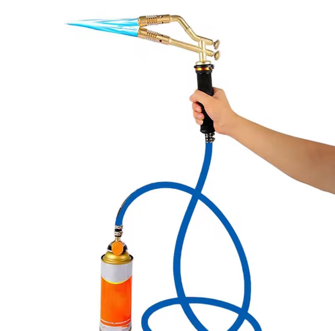 Газовая горелка высокотемпературная со шлангом на цанговые баллоны (2676487856) - фото 4