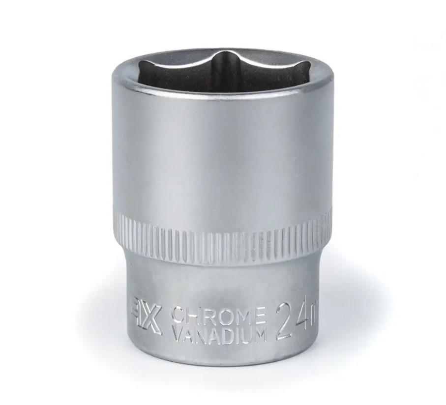 Головка накидная Polax 6-гранная 1/2" 24 мм (22001)