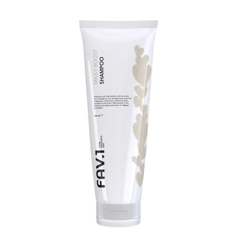 Шампунь с молочными протеинами и кислым pH FAV.1 Milky Boost Shampoo 250 мл Шампунь с молочными протеинами и кислым pH FAV.1 Milky Boost Shampoo 250 мл