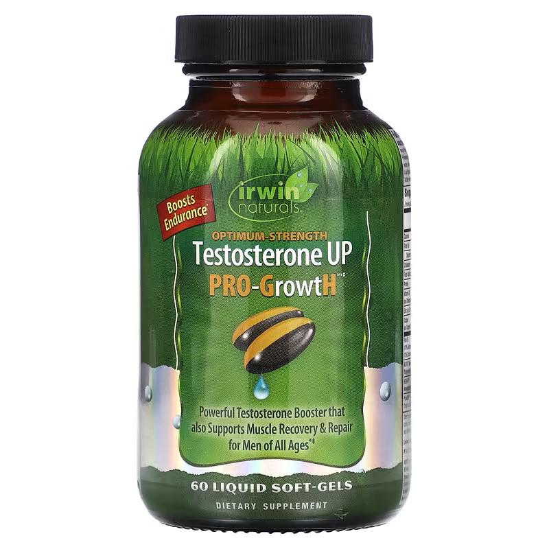 Тистостероновый бустер Irwin Naturals Testosterone UP Pro-GrowtH 60 капс.