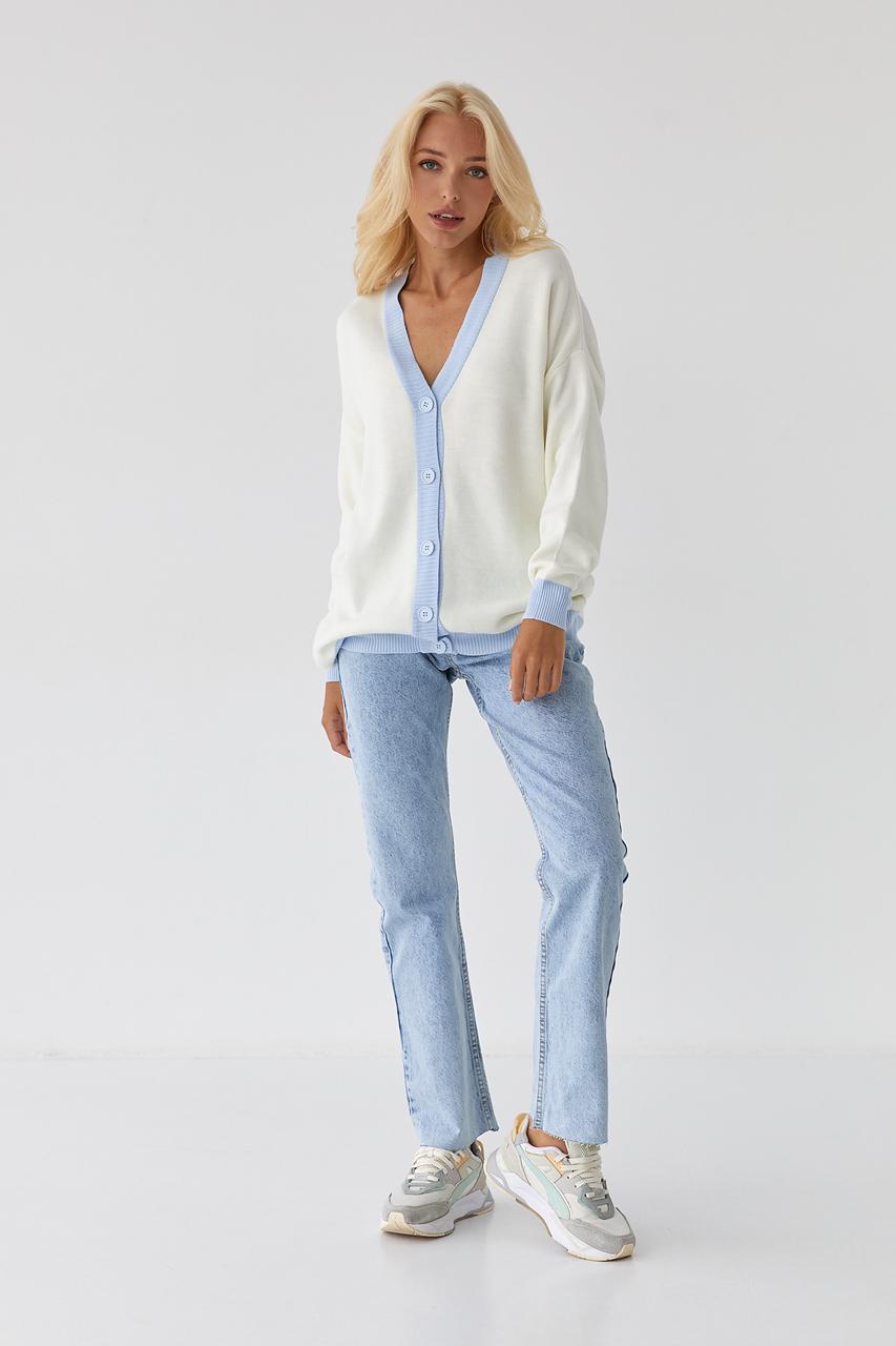 Кардиган оверсайз S Блакитний (9528042) - фото 6 Кардиган оверсайз S Блакитний (9528042) - фото 6