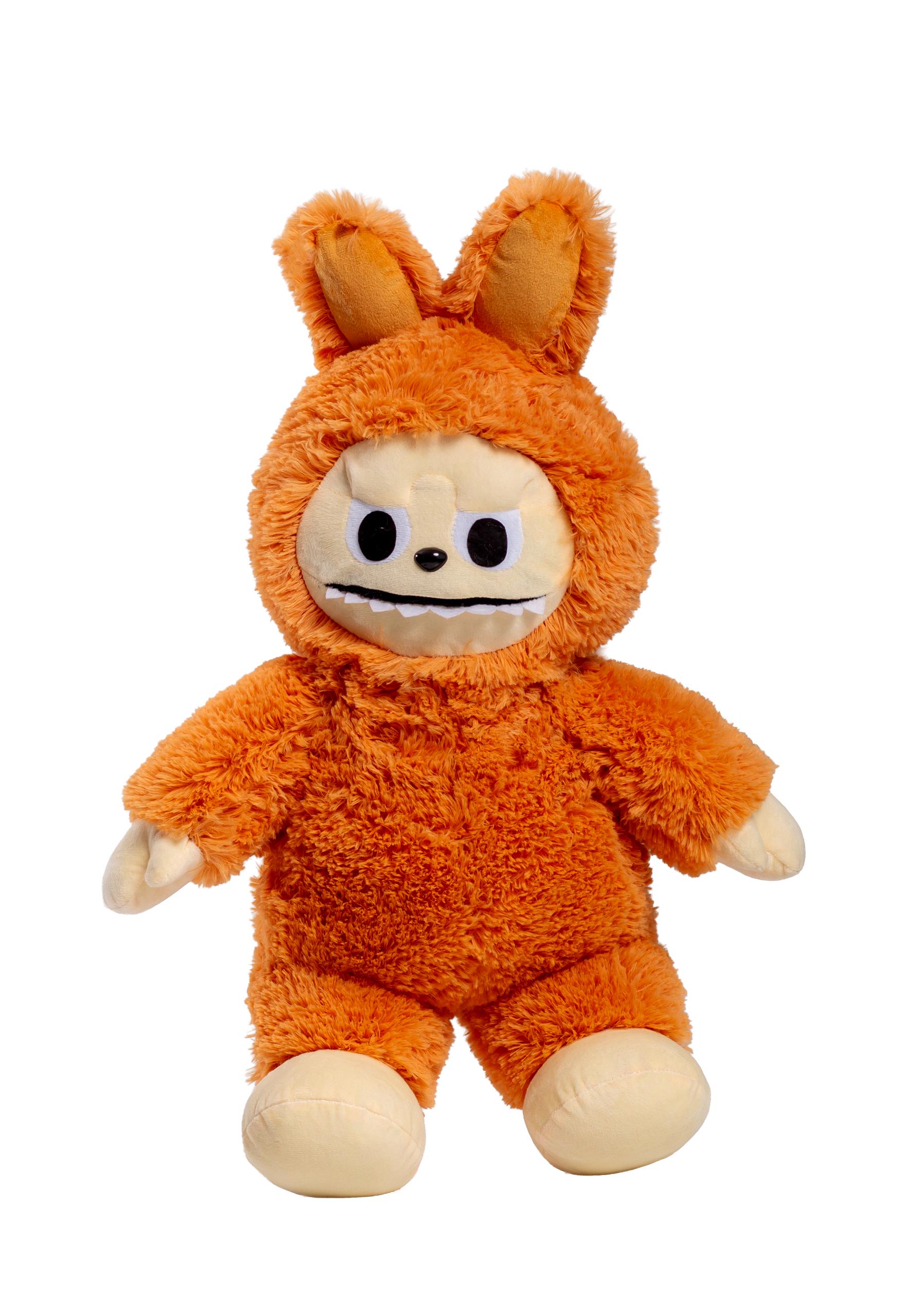Игрушка мягкая Labubu Оранжевый - фото 1