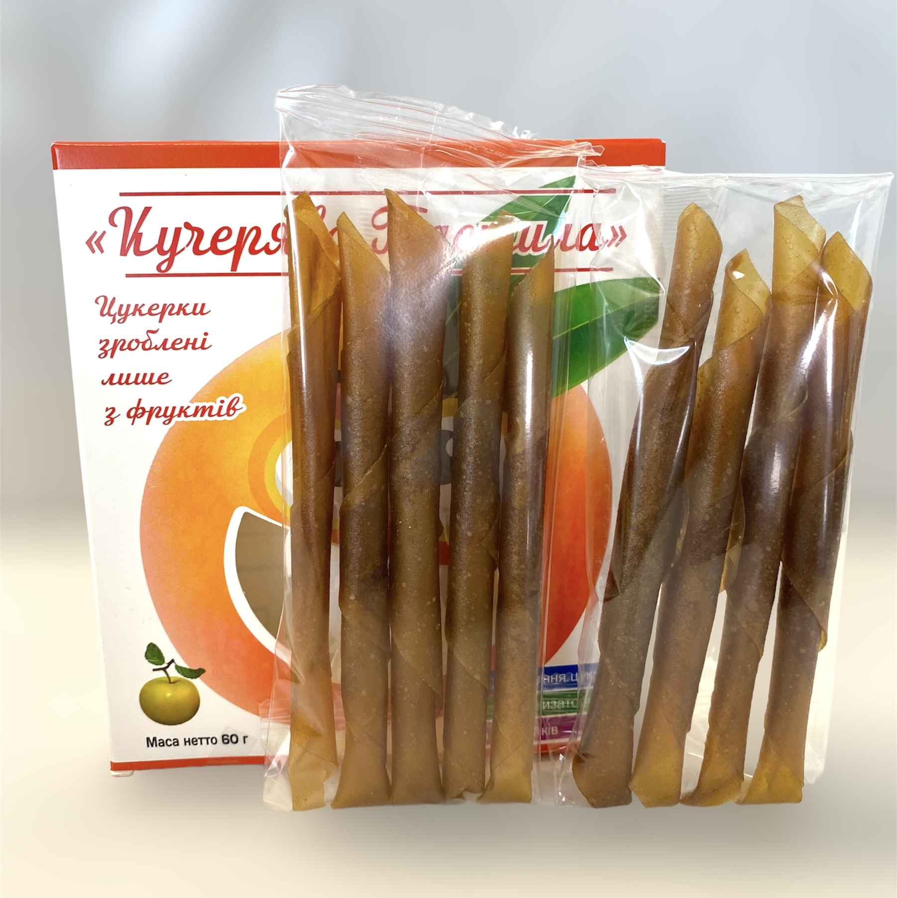 Натуральні цукерки Кучерява Пастила з персиком 60 г - фото 2 Натуральні цукерки Кучерява Пастила з персиком 60 г - фото 2
