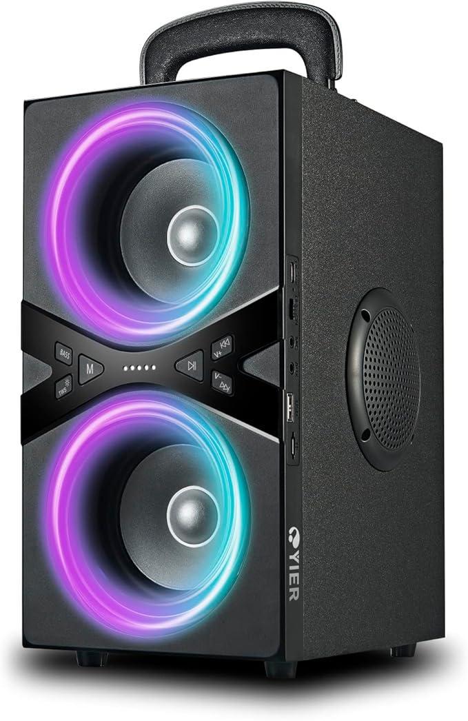 Колонка Bluetooth бездротова YIER TWS з підсвічуванням