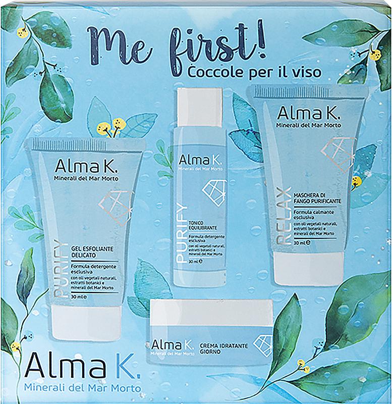 Подарунковий набір косметики для догляду за обличчям Alma K. Me First! 4 од. 30/30/15/30 мл (29576573)