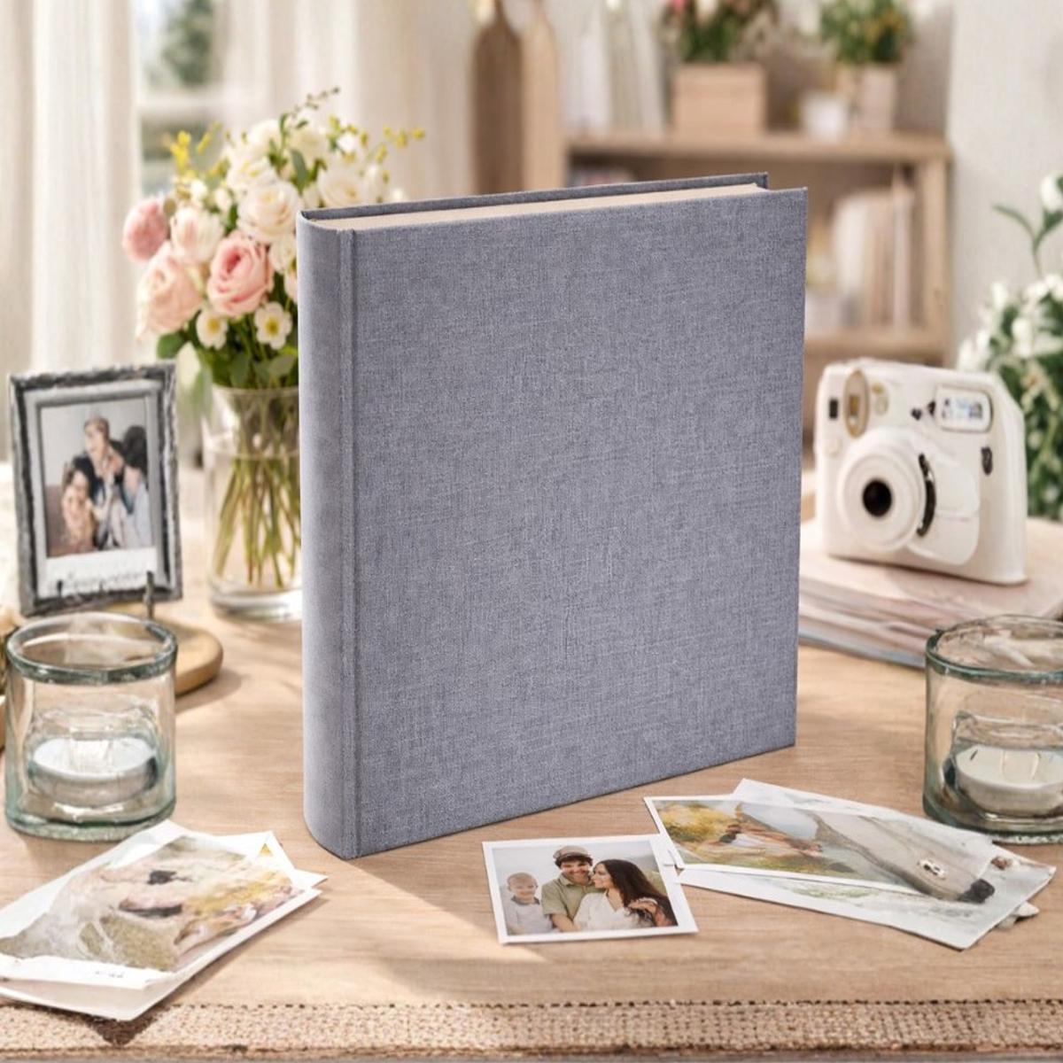 Фотоальбом Gedeon Linen DBCL50 100 стор. 29x32 см Grey (12539410)
