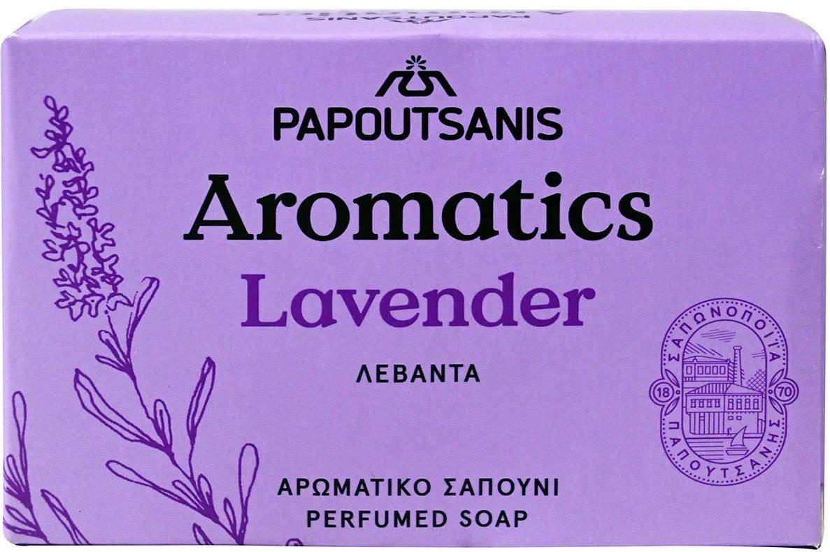 Мыло твердое Papoutsanis Aromatics Лаванда 100 г (16654)