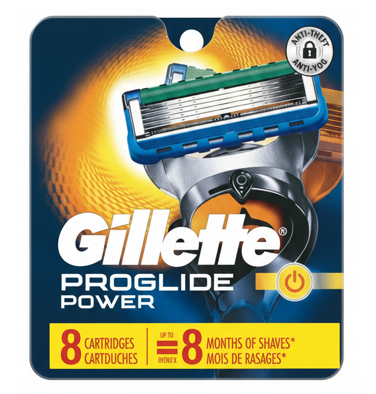 Змінні касети для гоління Gillette Proglide Power 8 шт.