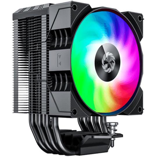 Кулер для процессора GameMax Gamma 90 Digital BK, 92 мм, ARGB-подсветка, совместимый с Intel/AMD, черный
