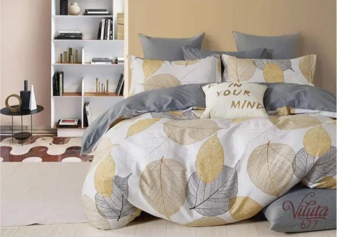 Комплект постельного белья Viluta Twill 677 евро сатин 200х220/70х70 см (1417)