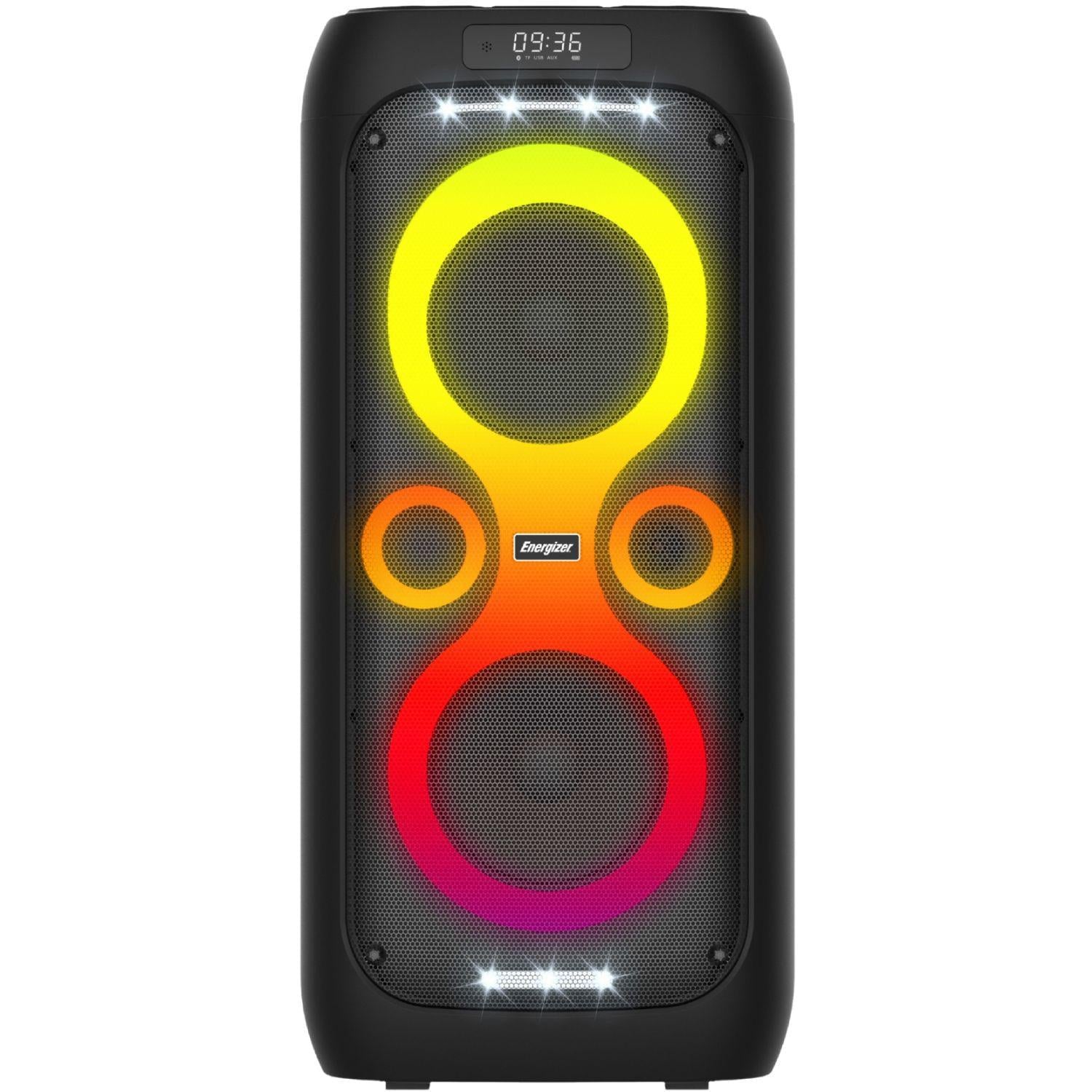 Портативная колонка Energizer BTS566 50W Bluetooth для караоке Черный (36944071)