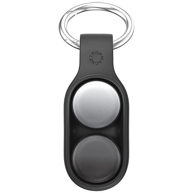 Развивающая детская игрушка антистресс Kayfovo Pop Puck Fidget эластичные игрушки с выскакивающей трубкой Black (A2BLK)