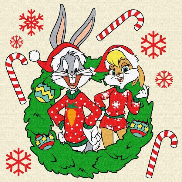 Картина за номерами Ideyka Bugs & Lola 25x25 см (Id-KHO6860)