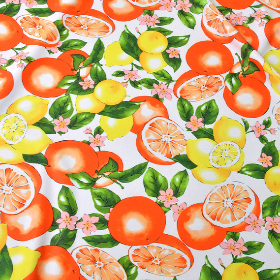 Ткань бифлекс набивная IDEIA Цитрус 1,5 м (2200004172026)
