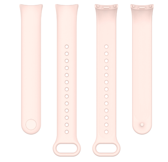 Ремінець CDK для Xiaomi Mi Smart Band 9 Silicone Sport Band Pink sand (015812) - фото 2