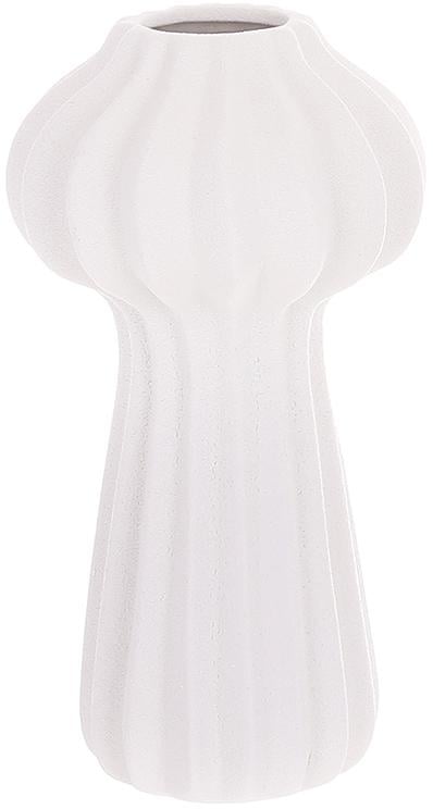 Ваза керамическая Mia 11х24 см Белый