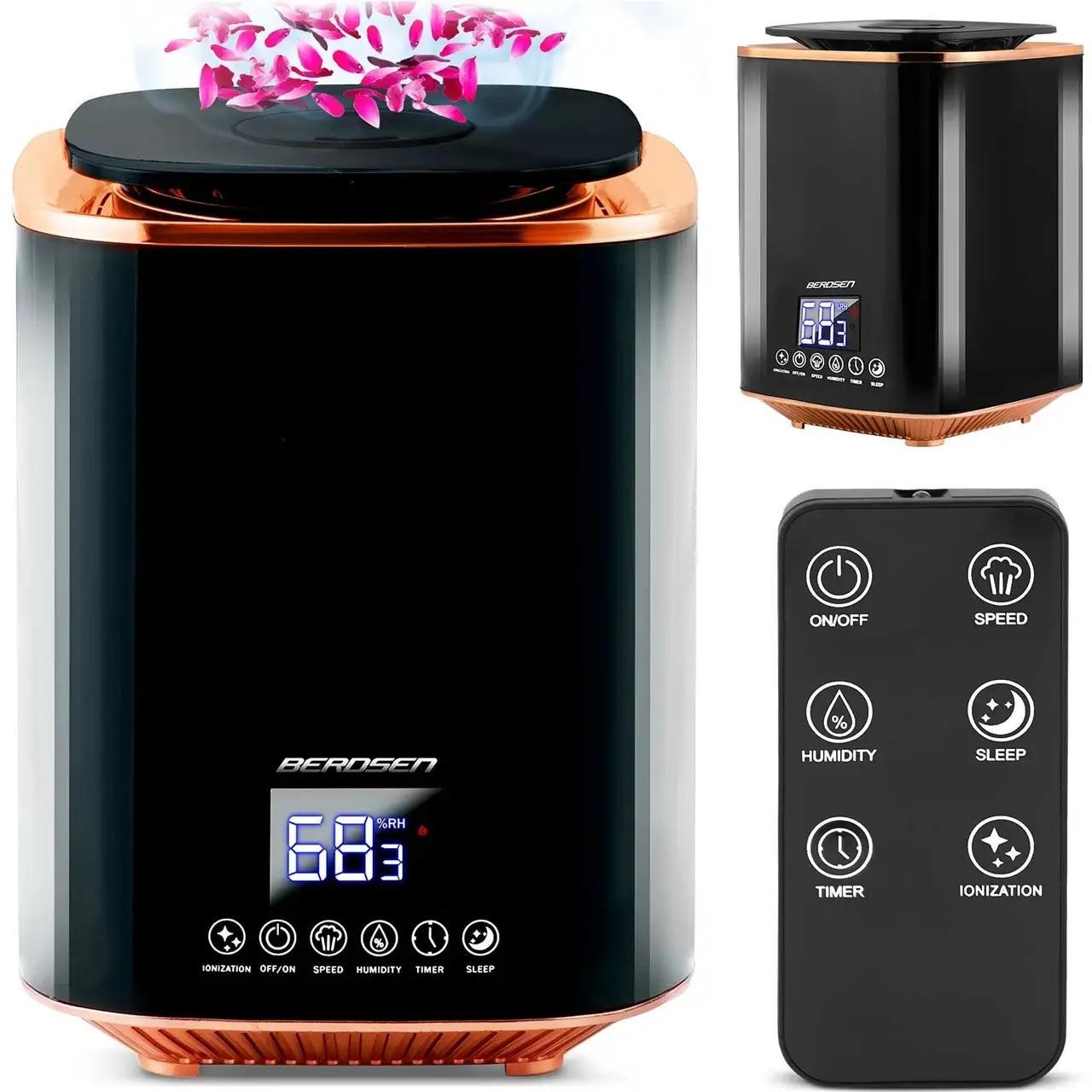 Увлажнитель воздуха Berdsen Premium с ионизацией и ароматерапией 25 Вт - фото 6 Увлажнитель воздуха Berdsen Premium с ионизацией и ароматерапией 25 Вт - фото 6