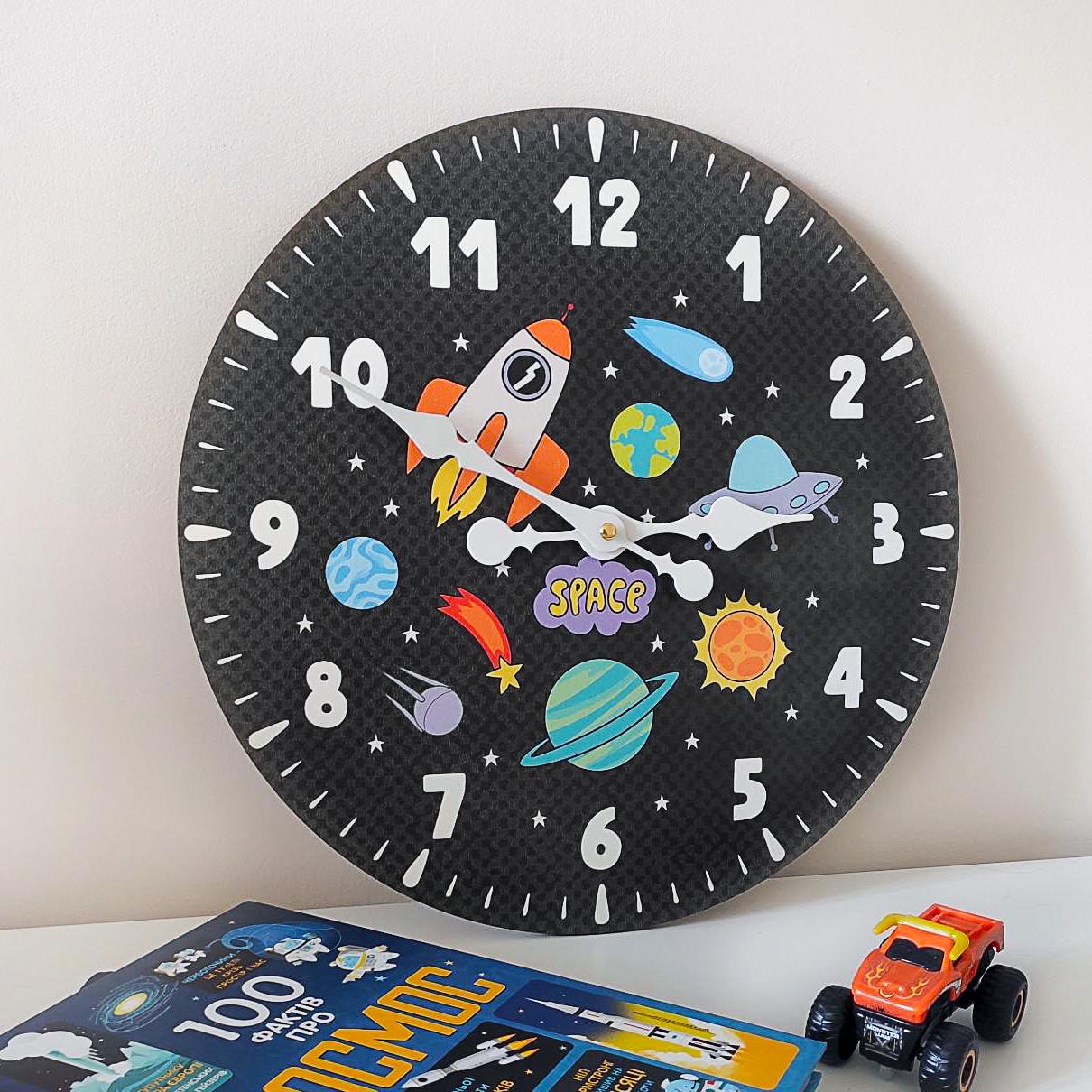 Часы настенные круглые Presentville Space 36 см (CHR P 20A010)