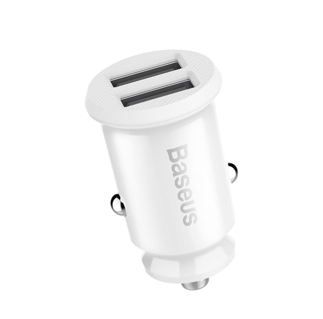 Зарядное устройство для автомобильного BASEUS Dual Usb 5 V 3.1 A 2 USB Белый (982569226) Зарядное устройство для автомобильного BASEUS Dual Usb 5 V 3.1 A 2 USB Белый (982569226)