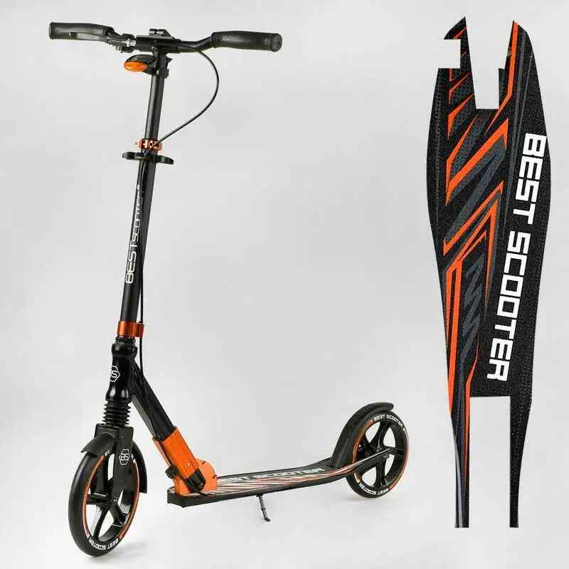 Самокат двухколесный Best Scooter 79740 колеса PU 230/200 мм до 100 кг - фото 3