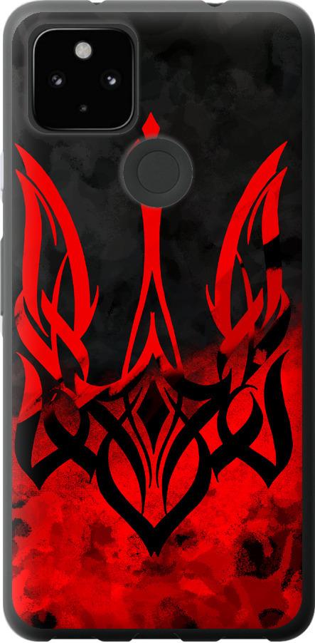 Чехол на Google Pixel 5A Герб Украины v2 (5312u-2286-42517)