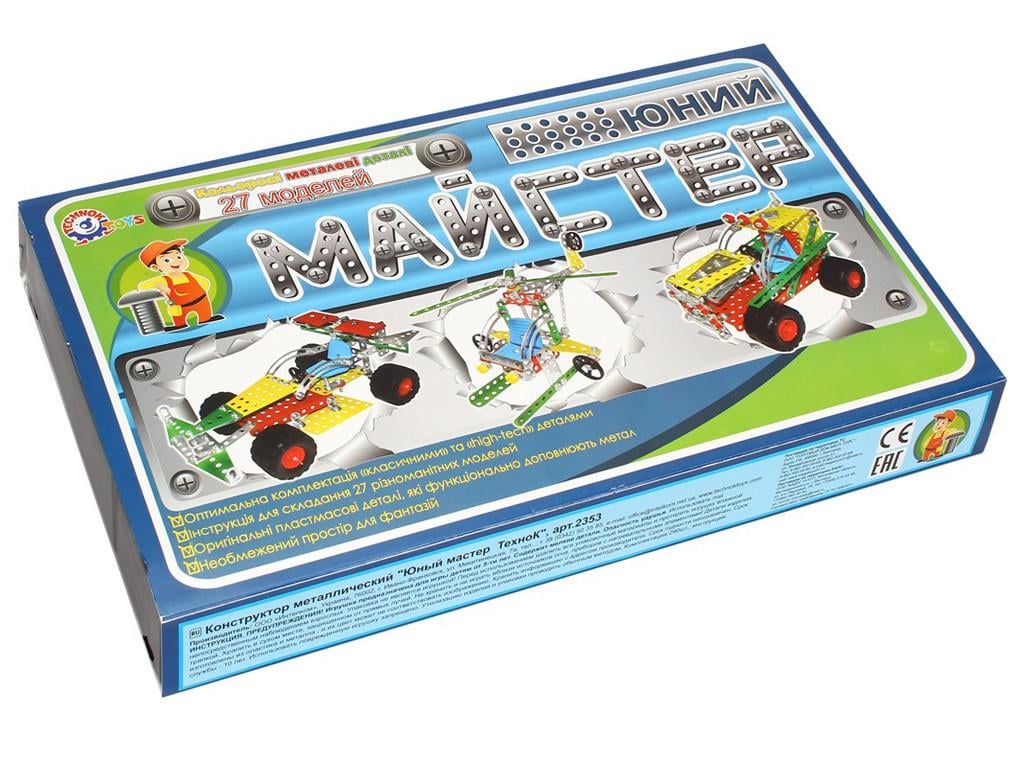 Конструктор металевий ТехноК Юний майстер (2145243089) Конструктор металевий ТехноК Юний майстер (2145243089)