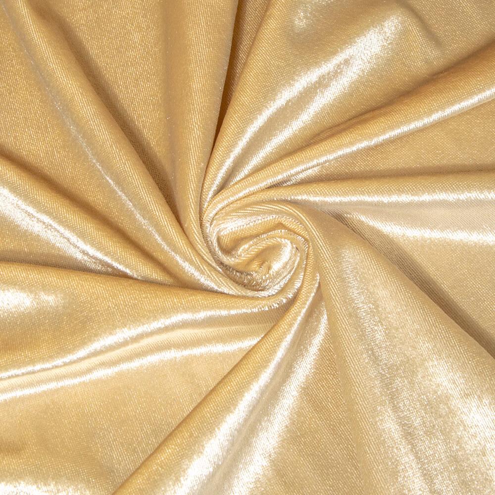 Ткань портьерная однотонная Бархат Roma V-10597 Беж (18977)