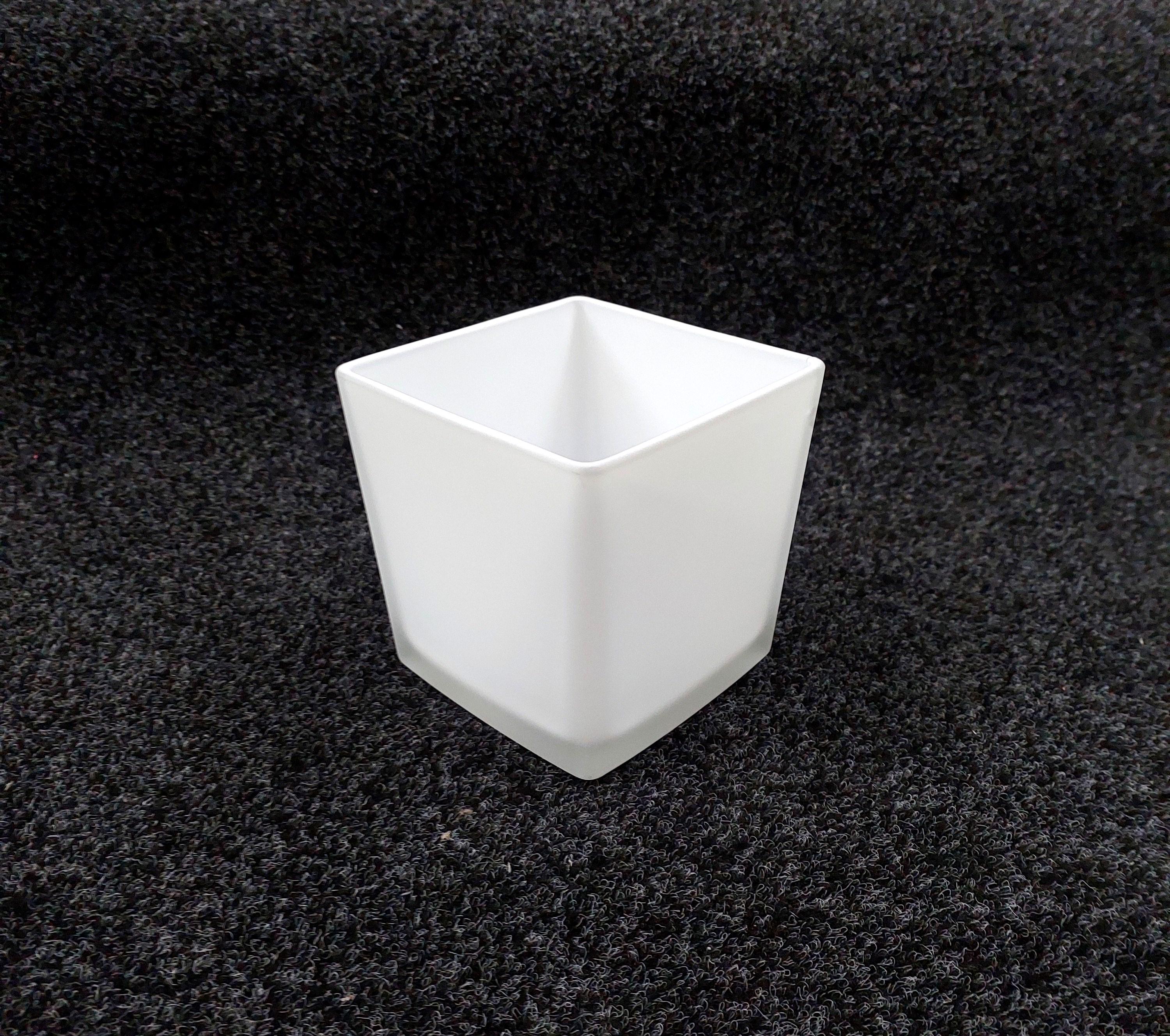 Плафон квадратний Куб скляний Е27 10х10 см Білий матовий (14400719) - фото 5 Плафон квадратний Куб скляний Е27 10х10 см Білий матовий (14400719) - фото 5