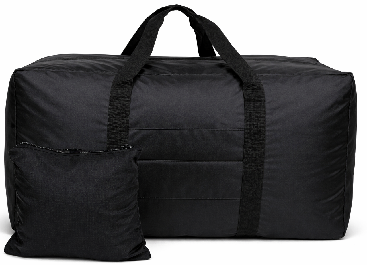 Сумка дорожная складная ASCE 88 л полиэстер 88 л Черный