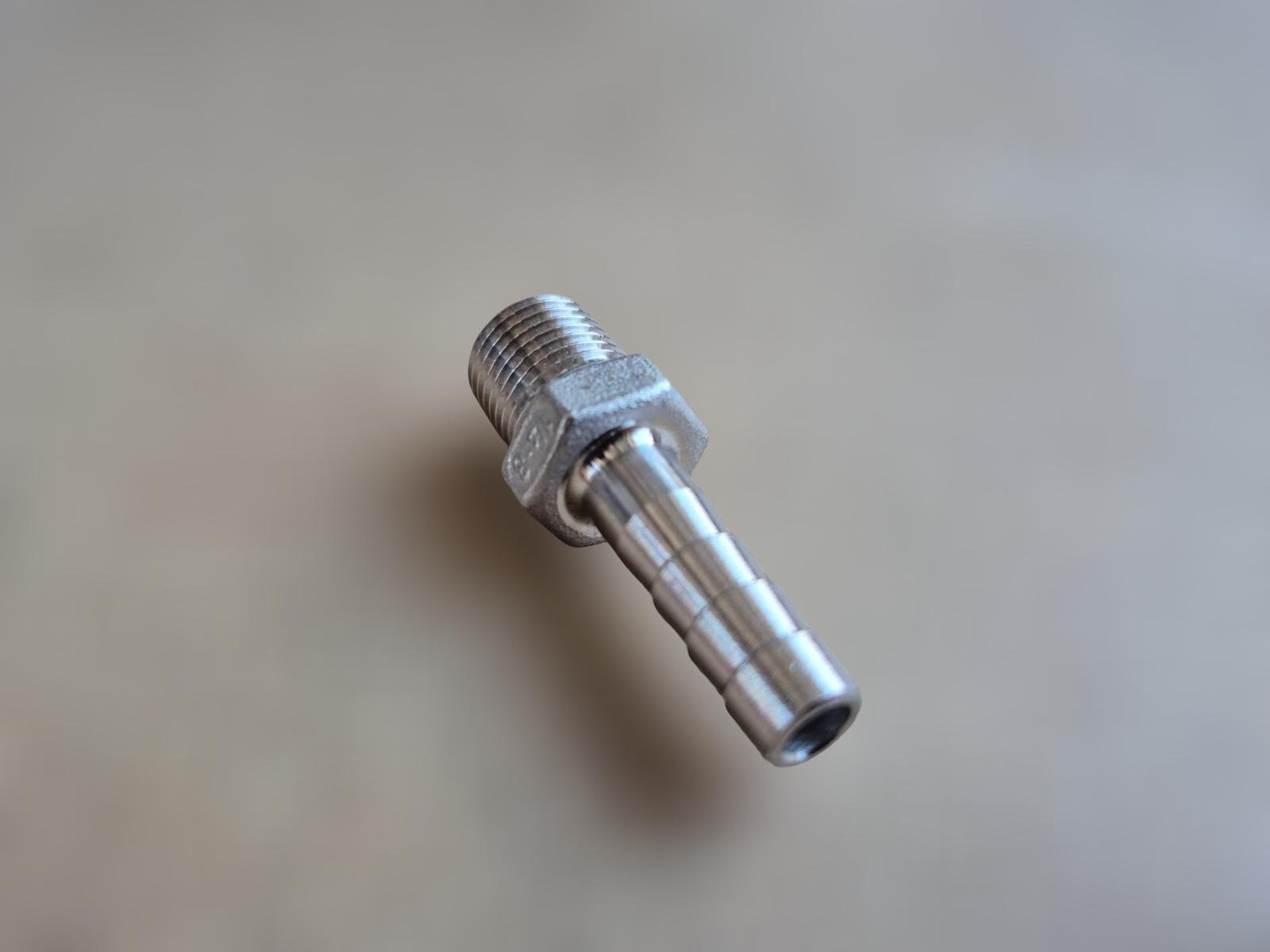 Штуцер шланговий різьбовий DN8 AISI304 BSPP Class-150 ялинка н/ж сталь ЗР 8 мм 1/4" (29203249) - фото 5 Штуцер шланговий різьбовий DN8 AISI304 BSPP Class-150 ялинка н/ж сталь ЗР 8 мм 1/4" (29203249) - фото 5