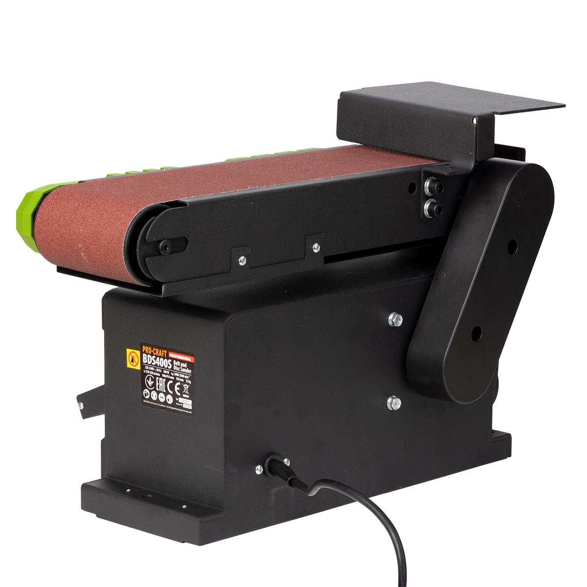 Верстат шліфувальний Procraft BDS400S дисково-стрічковий (29013151) - фото 7 Верстат шліфувальний Procraft BDS400S дисково-стрічковий (29013151) - фото 7