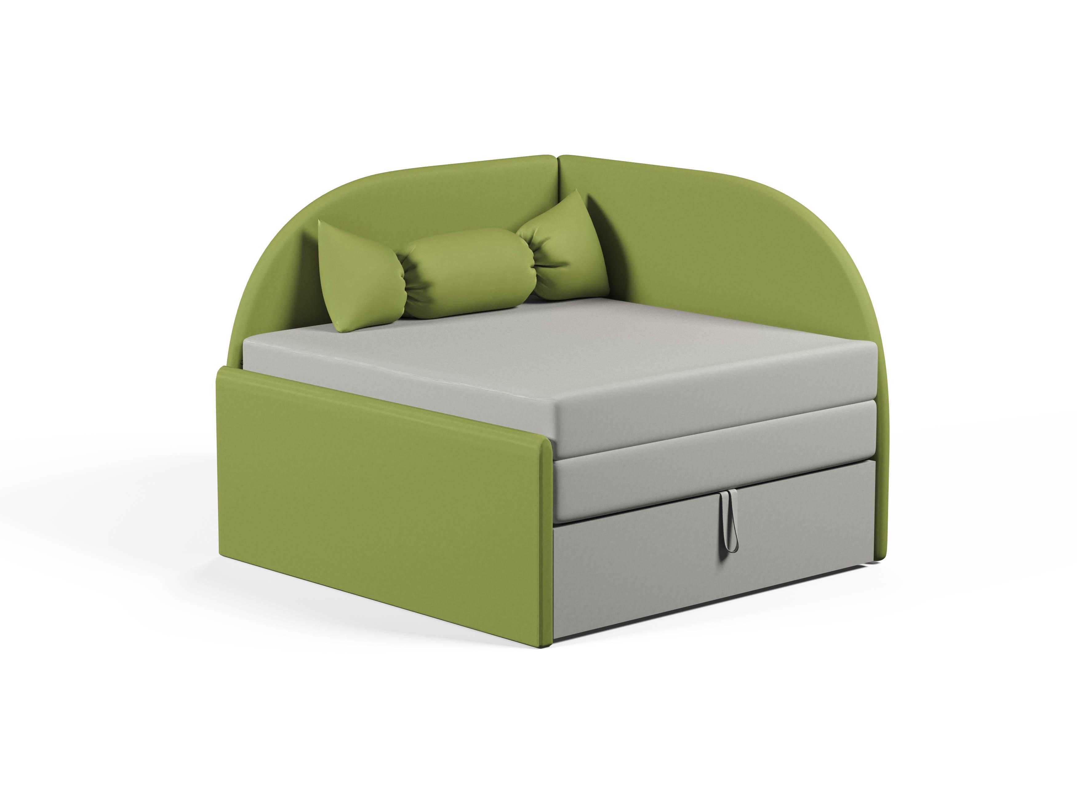 Диван-мини раскладной Viorina-Deko Etna Малютка 07 ЛДСП/ткань лайм