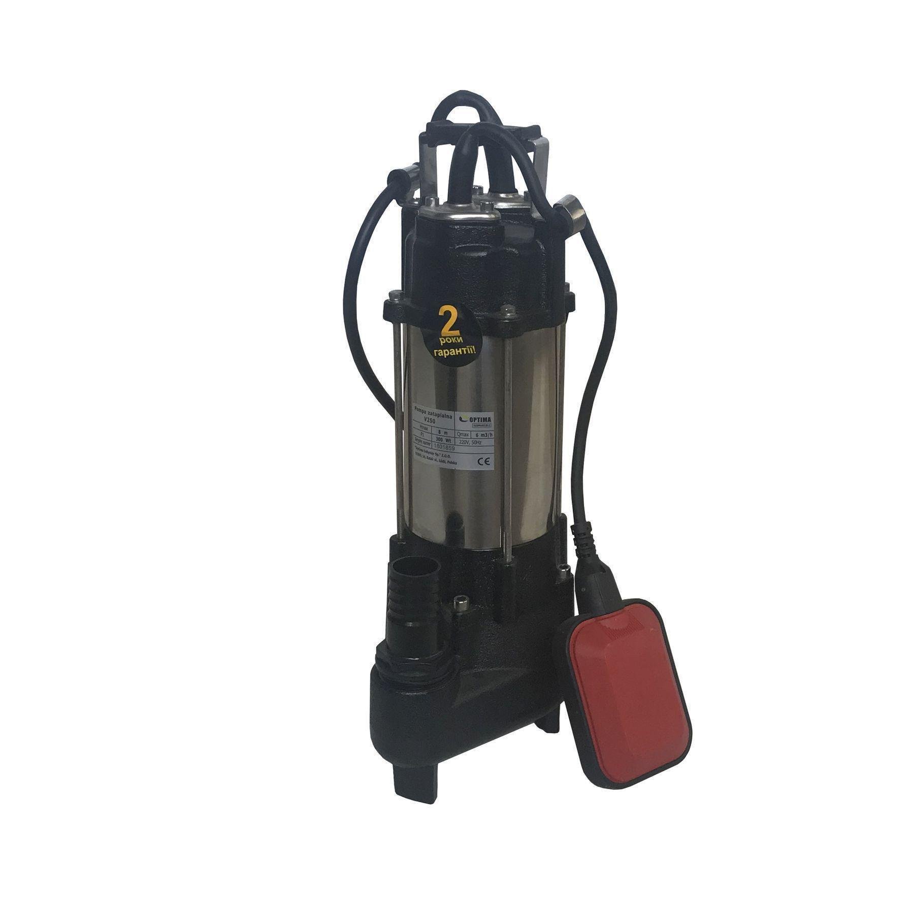 Насос фекальний Optima V250 0,3 кВт (GSR-000015475)