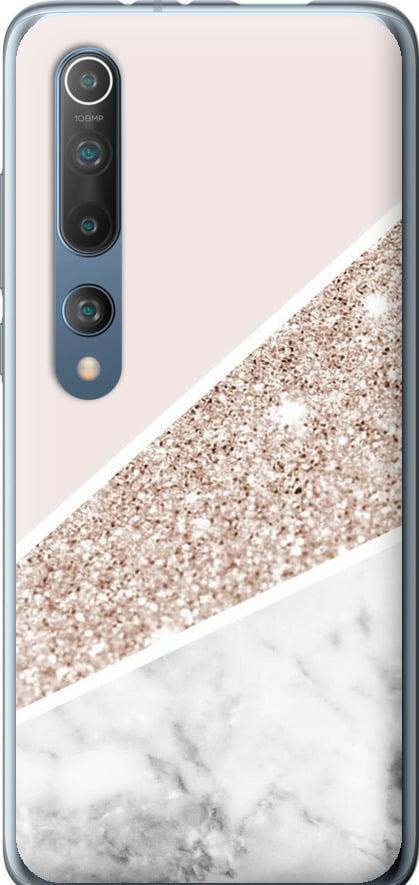 Чехол на Xiaomi Mi 10 Пастельный мрамор (4342t-1860-42517)