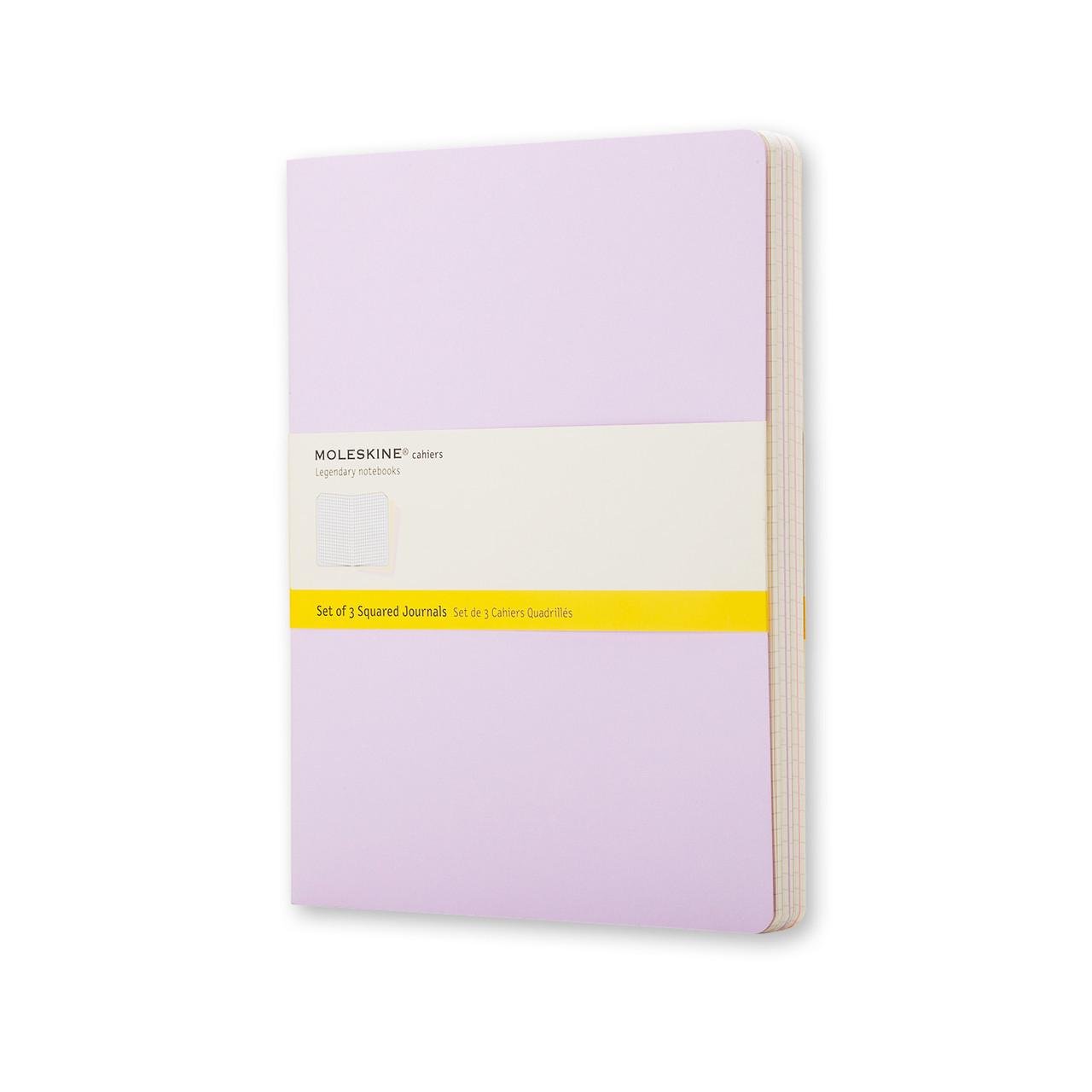 Блокнот Moleskine Cahier пастельный большой 120 страниц клетка 19х25 см (CHA22)