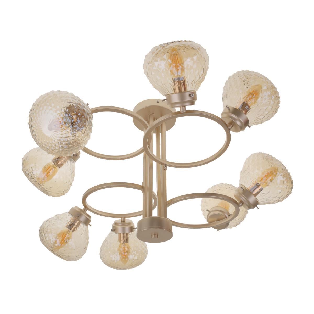 Люстра модерн Brille BL-996S/8 E14 XFG Бронзовый