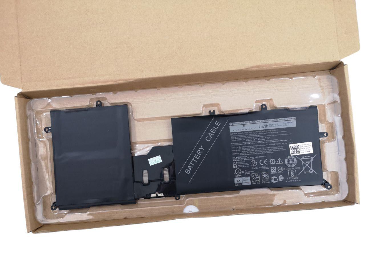 Аккумулятор для Dell Alienware M15 R2/M17 R2/P87F/P41E/Y9M6F 6334 mAh 76Wh