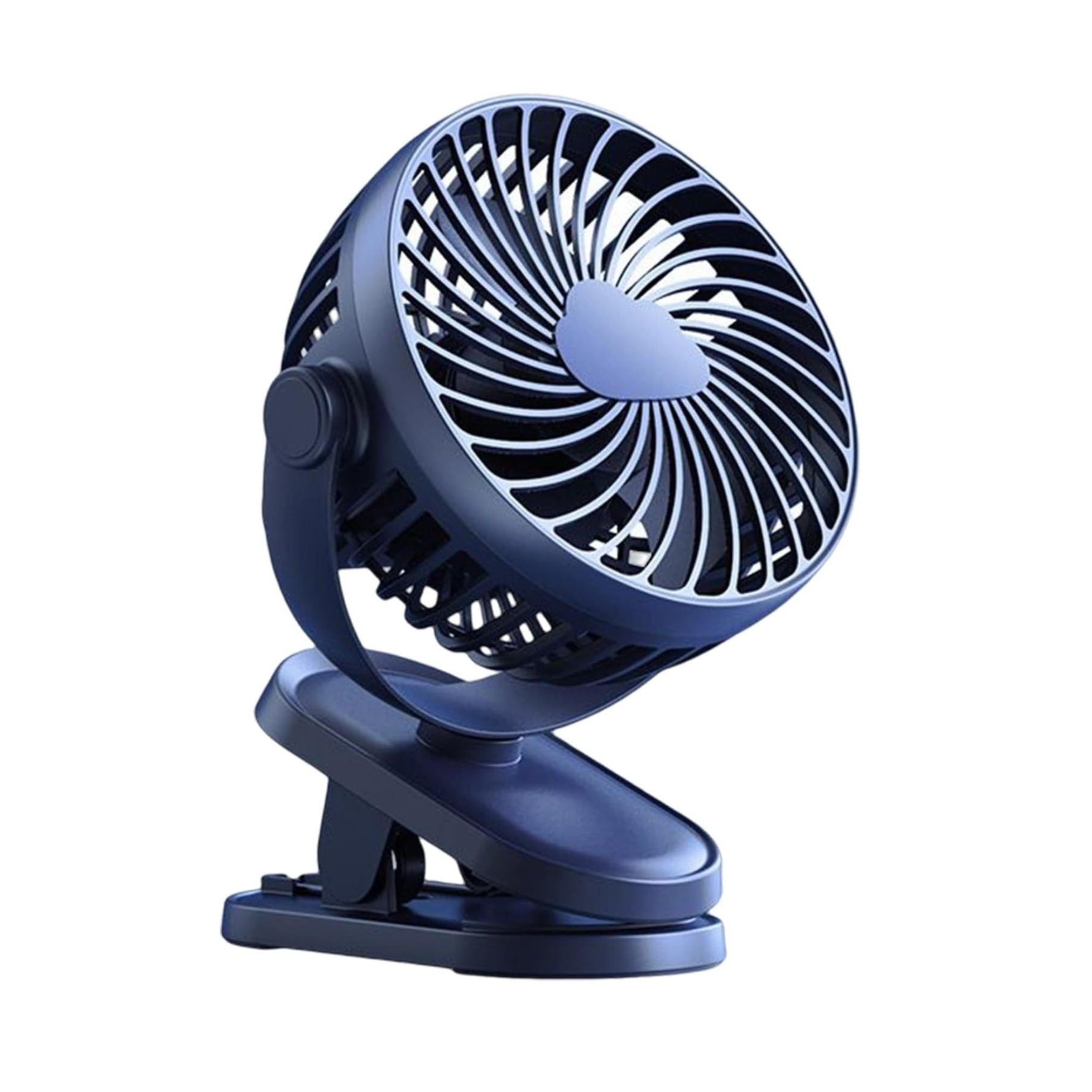 Настольный мини вентилятор на прищепке Синий (VNTPRS-BLU-0839)