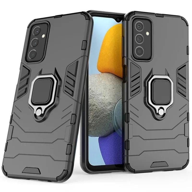 Противоударный чехол Samsung Galaxy M23 M236 (подставка кольцо) Black (29697-2B)
