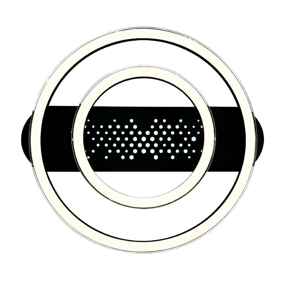 Светильник светодиодный Violux Smart KENZO/R Круг 85W 3000/6000K 5100 Lm Черный (27712685)