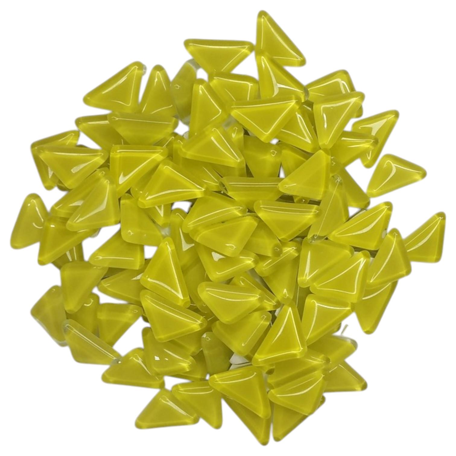 Набор кусочков мозаики треугольные 4 мм 200 г 150-180 шт. Ярко-желтый (7193) Набор кусочков мозаики треугольные 4 мм 200 г 150-180 шт. Ярко-желтый (7193)