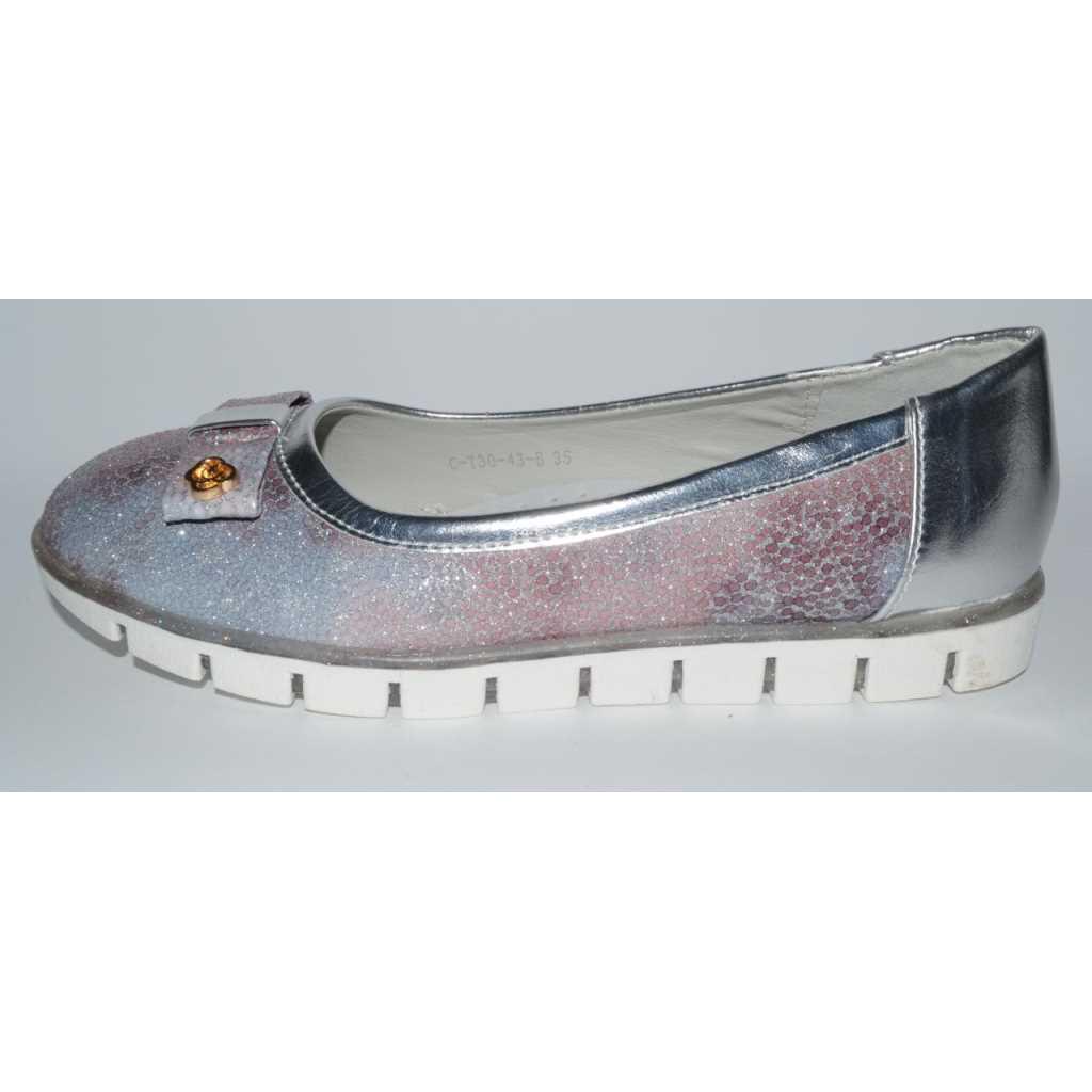 Туфлі для дівчинки Tom.m 105-3043-26 р. 34 22,5 см Білий/Рожевий (105-3043-26-34) - фото 2