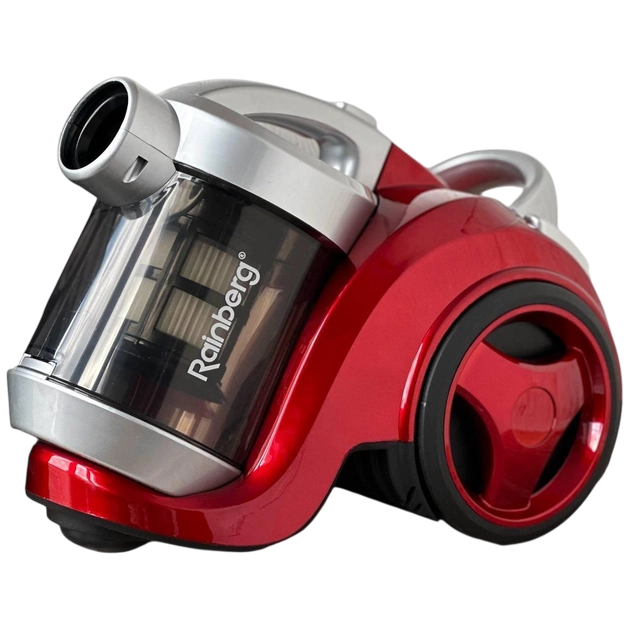 Пылесос с турбощеткой Rainberg RB-556 НЕРА фильтр для сухой уборки Красный (0114)