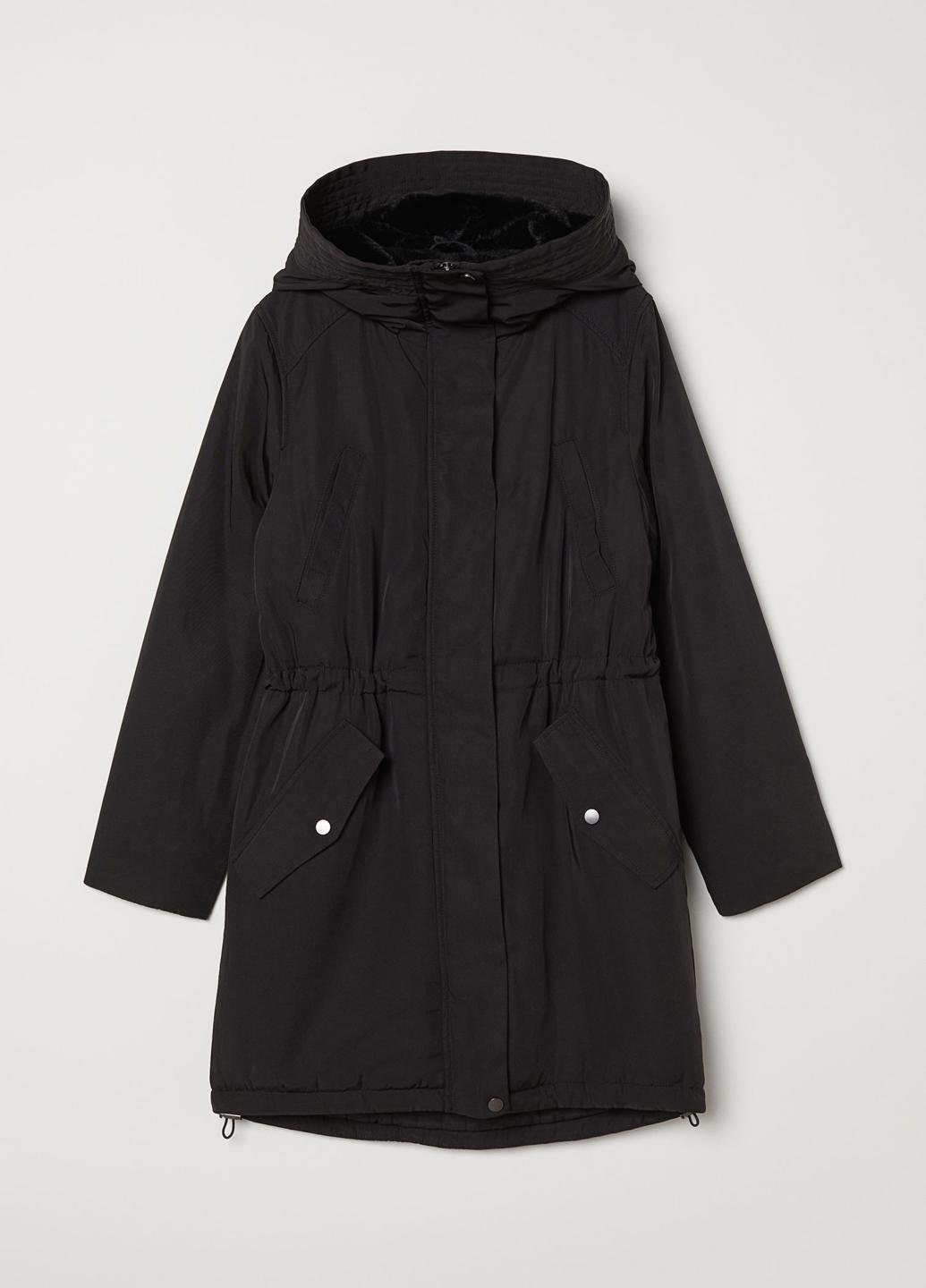 Парка H&M р. 34 Черный (6594628)
