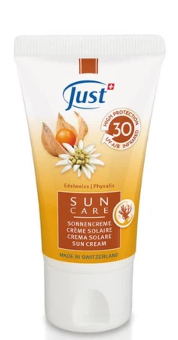 Крем солнцезащитный JUST SPF 30 Эдельвейс/Физали 30 мл Крем солнцезащитный JUST SPF 30 Эдельвейс/Физали 30 мл