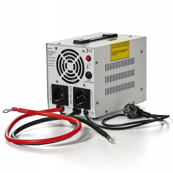 Комплект для аварийного питания инвертор Volt Polska SINUS PRO 800 E 12/230V 500/800W и аккумулятор VOLT AGM VRLA 100 Ah 12V (leo-140312)