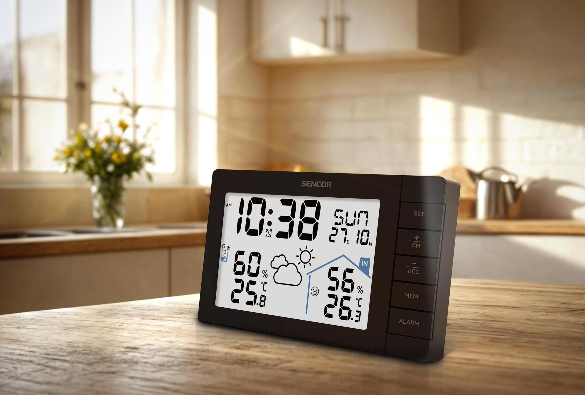 Метеостанція Sencor SWS3200 Чорний (28745553) - фото 8 Метеостанція Sencor SWS3200 Чорний (28745553) - фото 8