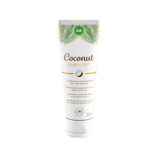 Лубрикант уходящий Intt Coconut с кокосовым маслом на водной основе 100 мл (2179319405)