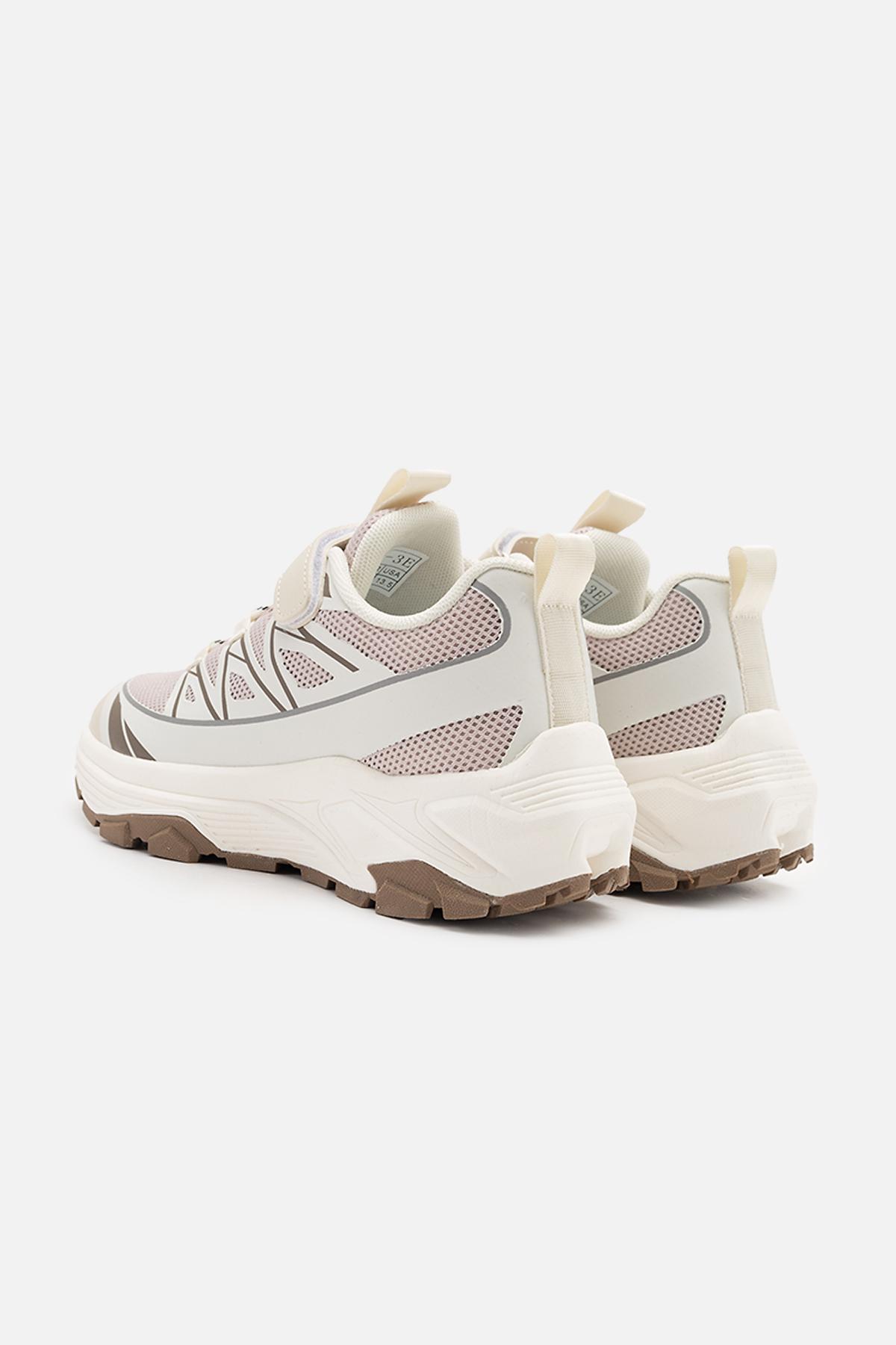 Кросівки на плоскій підошві для дівчинки р. 33 Бежевий (SKT001033105) - фото 4