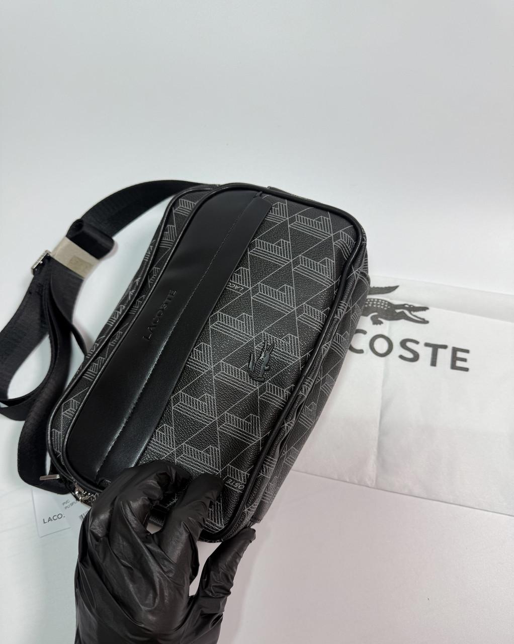 Мужская сумка через плечо Lacoste Черный (2792177068) - фото 8 Мужская сумка через плечо Lacoste Черный (2792177068) - фото 8